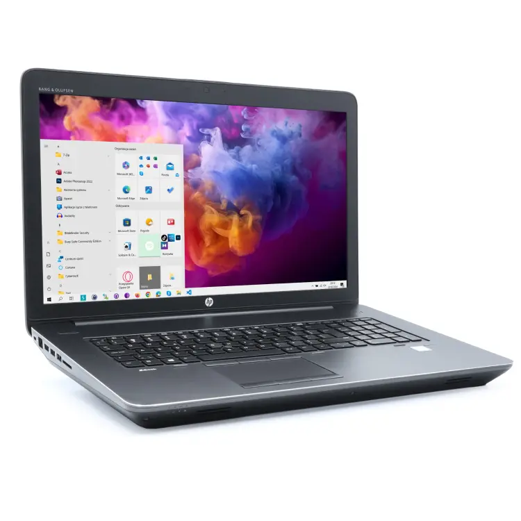 Poleasingowy Laptop HP ZBOOK 17 G4 Intel Core i7-7700HQ 32GB RAM 512GB SSD Quadro M1200 Mobile 17,3'' Full HD Klasa B idealny do pracy zdalnej, do przeglądania internetu i do nauki