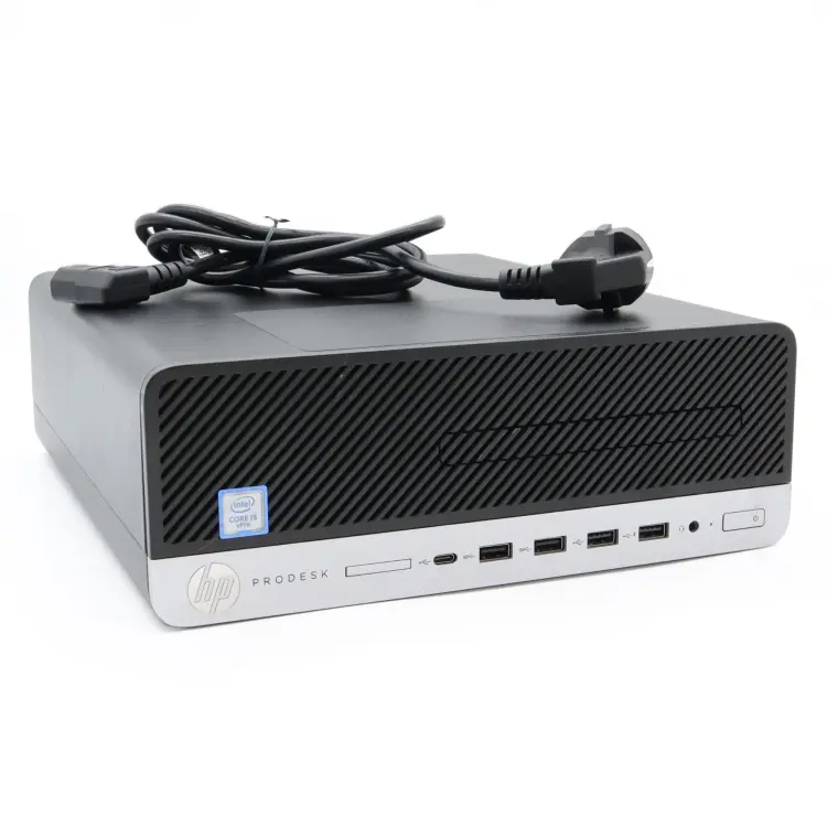 Poleasingowy Komputer HP ProDesk 600 G5 Intel Core i5-9500 16GB RAM 512GB NVMe SFF idealny do pracy zdalnej, do przeglądania internetu i do nauki Poleasingowy Komputer HP ProDesk 600 G5 Intel Core i5-9500 16GB RAM 512GB NVMe SFF idealny do pracy zdalnej, do przeglądania internetu i do nauki