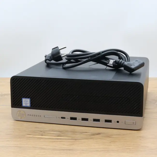 Poleasingowy Komputer HP ProDesk 600 G5 Intel Core i5-9500 16GB RAM 512GB NVMe SFF idealny do pracy zdalnej, do pracy biurowej i do domu