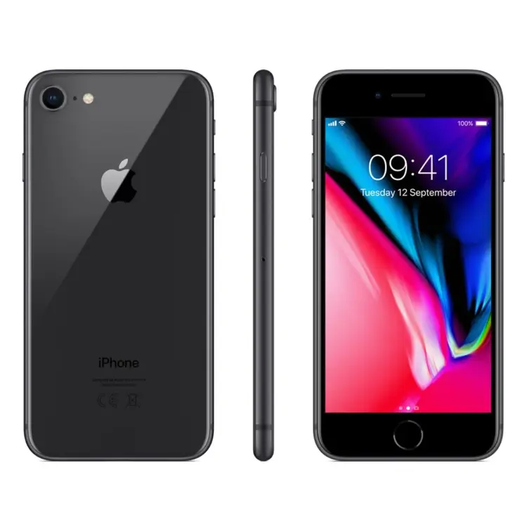 Poleasingowy Smartfon Apple Iphone 8 64GB Space Gray Klasa B idealny do pracy zdalnej, do przeglądania internetu i do nauki Poleasingowy Smartfon Apple Iphone 8 64GB Space Gray Klasa B idealny do pracy zdalnej, do przeglądania internetu i do nauki