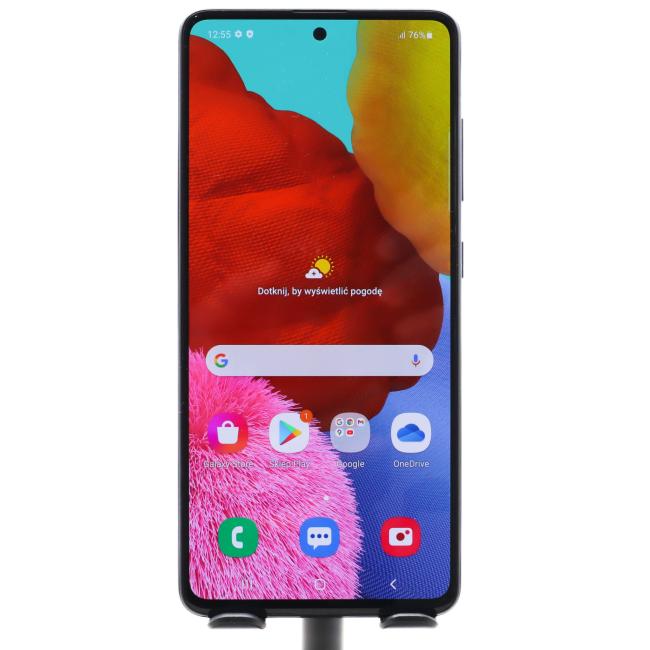 Używany Smartfon Samsung Galaxy A51 4GB/128GB SM-A515 Czarny Klasa B idealny do pracy zdalnej, do pracy biurowej i do domu