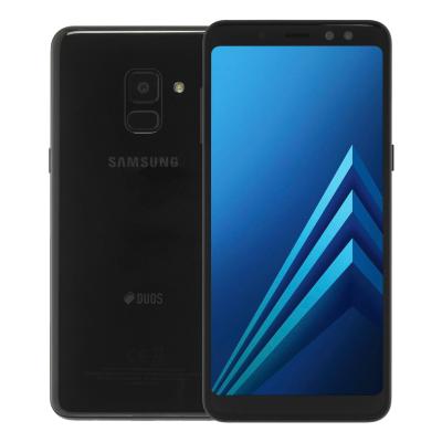 Poleasingowy Smartfon Samsung Galaxy A8 2018 SM-A530F/DS 4GB 32GB Dual SIM Czarny Klasa B idealny do pracy zdalnej, do przeglądania internetu i do nauki