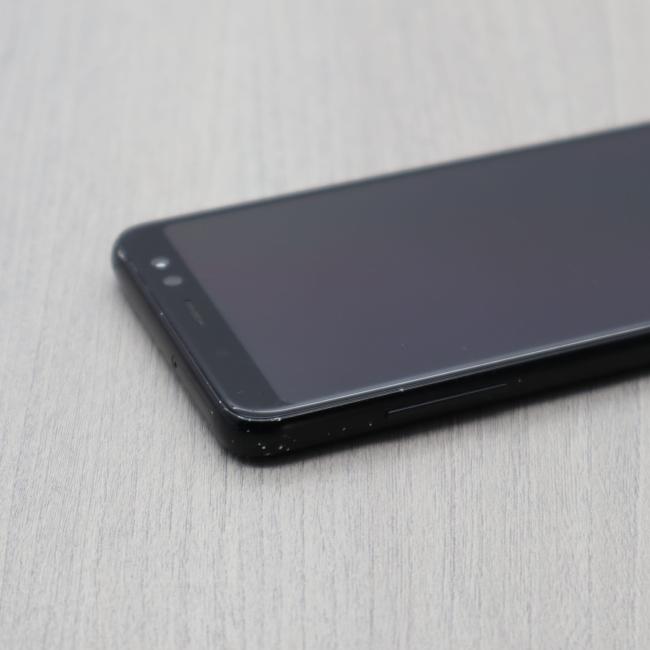 Tani Smartfon Samsung Galaxy A8 2018 SM-A530F/DS 4GB 32GB Dual SIM Czarny Klasa B idealny do pracy zdalnej, do pracy biurowej i do domu