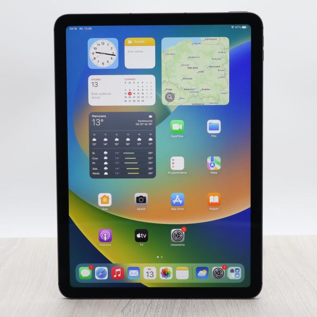 Używany Tablet Apple iPad Air 4 64GB Space Gray 10.9 cali + Cellular Klasa A idealny do pracy zdalnej, do przeglądania internetu i do nauki