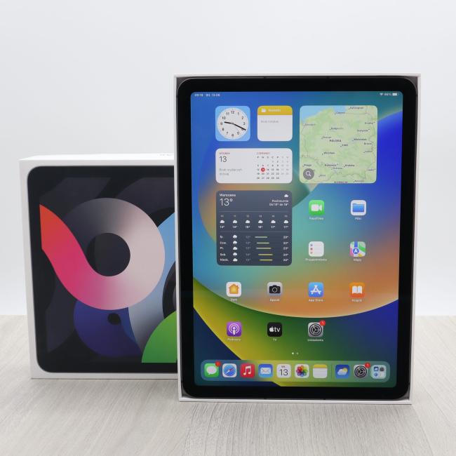 Tani Tablet Apple iPad Air 4 64GB Space Gray 10.9 cali + Cellular Klasa A idealny do pracy zdalnej, do pracy biurowej i do domu