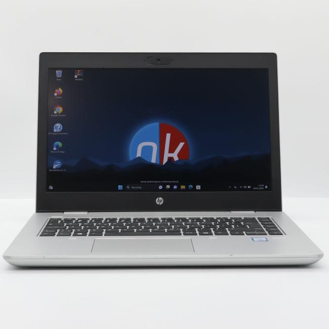 Tani Laptop HP ProBook 640 G4 Intel Core i5-8350U 8GB RAM 256GB SSD 14 cali Full HD Klasa B idealny do pracy zdalnej, do przeglądania internetu i do nauki