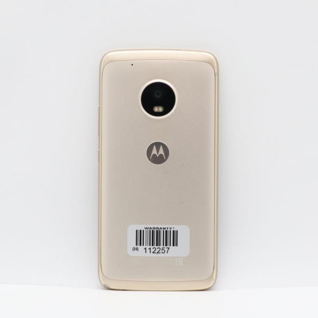 Używany Smartfon Motorola  G5  Plus 3/32GB  Złoty Klasa A idealny do pracy zdalnej, do przeglądania internetu i do nauki