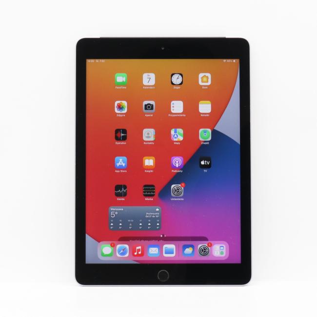 Poleasingowy Tablet Apple iPad 6 A1954 Cellular 32GB 9,7 cali Gwiezdna Szarość  Klasa B idealny do pracy zdalnej, do pracy biurowej i do domu