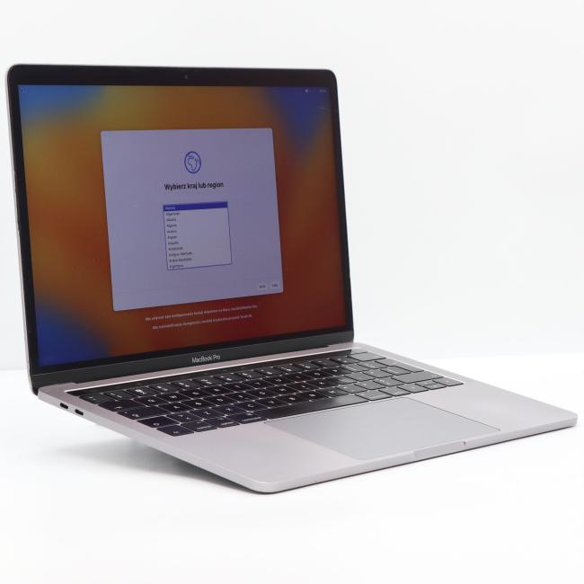 Używany Laptop Apple Macbook Pro A1706 2017 Intel Core i5-7267U 8GB RAM 256GB SSD 13,3 cali Space Gray Klasa B idealny do pracy zdalnej, do przeglądania internetu i do nauki