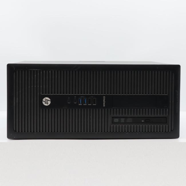 Używany Komputer HP Elitedesk 800 G1  Intel Core i7-4770 8GB RAM 128GB SSD + 500GB HDD + AMD RADEON 8490 idealny do pracy zdalnej, do pracy biurowej i do domu