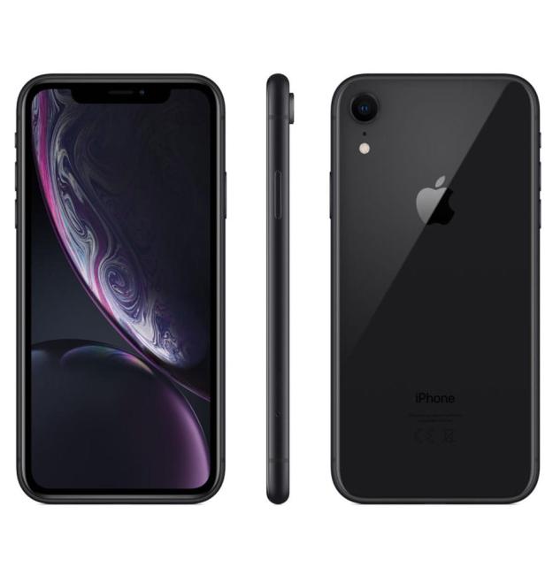Używany Smartfon Apple iPhone XR 128GB Czarny Klasa B idealny do pracy zdalnej, do przeglądania internetu i do nauki
