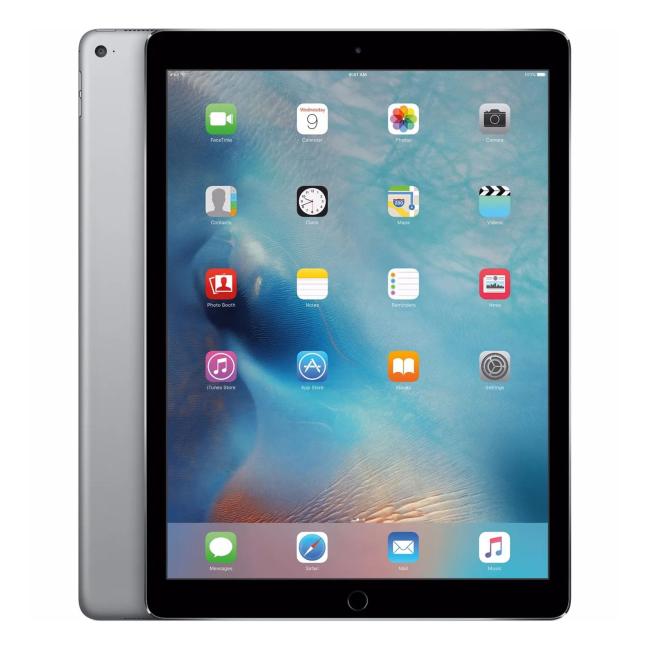 Poleasingowy Apple iPad Pro 9,7 cali A1674 A9X  Space Gray 2GB/32GB LTE Cellular - Klasa B idealny do pracy zdalnej, do pracy biurowej i do domu