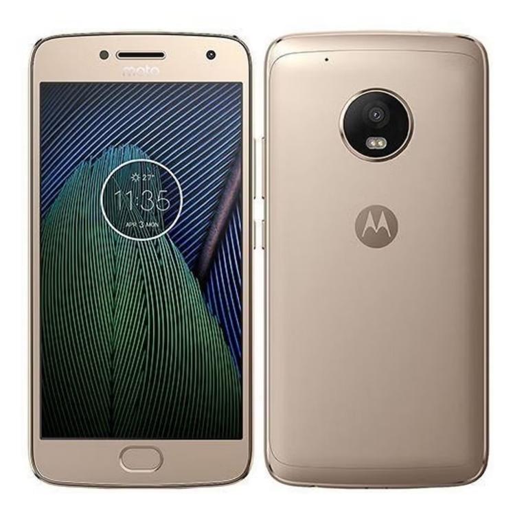 Poleasingowy Smartfon Motorola  G5  Plus 3/32GB  Złoty Klasa A idealny do pracy zdalnej, do przeglądania internetu i do nauki