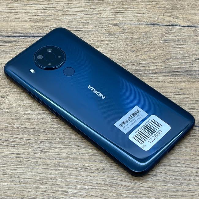 Tani Smartfon Nokia 5.4 Niebieski 4GB/64GB Klasa A idealny do pracy zdalnej, do przeglądania internetu i do nauki