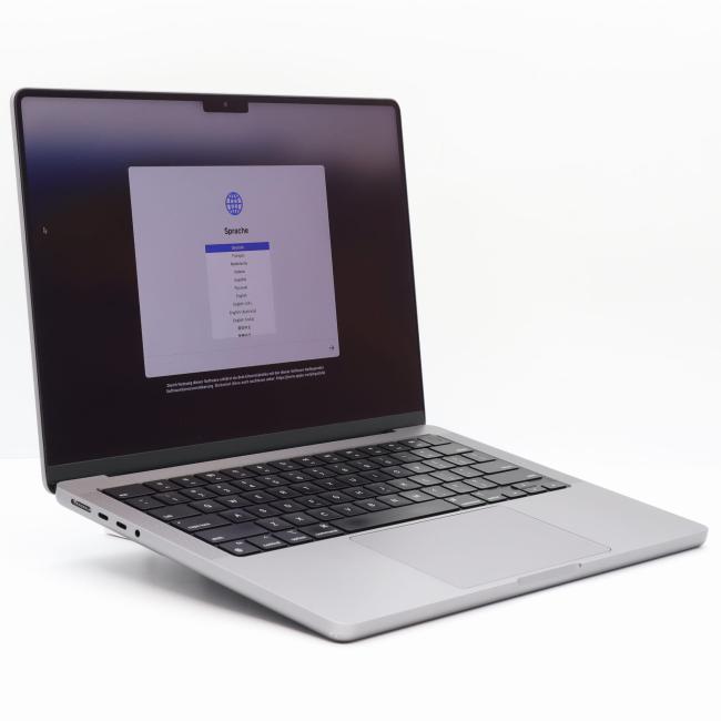 Używany Laptop Apple Macbook Pro A2442 2021 M1 Pro 32GB RAM 512GB SSD 14 cali Space Gray Klasa A idealny do pracy zdalnej, do przeglądania internetu i do nauki