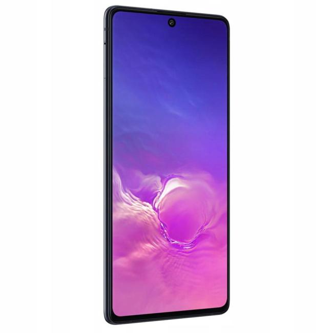 Poleasingowy Smartfon Samsung Galaxy S10 128 GB Dual Sim Czarny Klasa B idealny do pracy zdalnej, do pracy biurowej i do domu