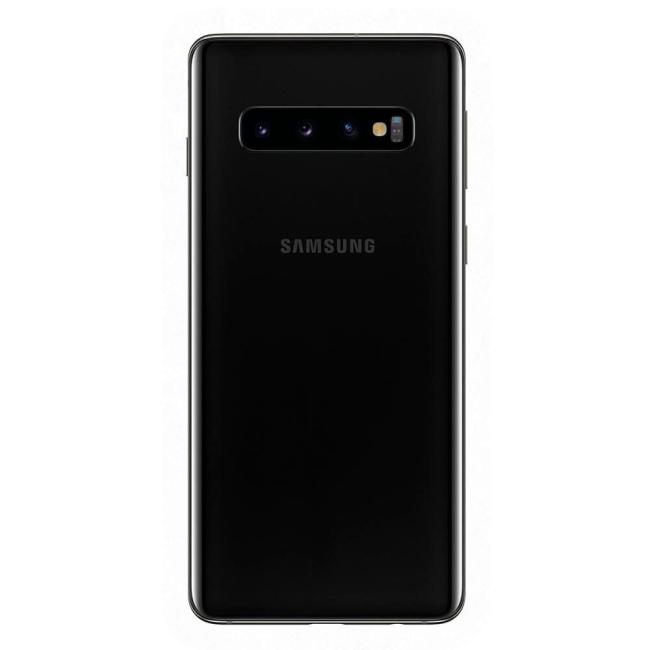 Używany Smartfon Samsung Galaxy S10 128 GB Dual Sim Czarny Klasa B idealny do pracy zdalnej, do przeglądania internetu i do nauki