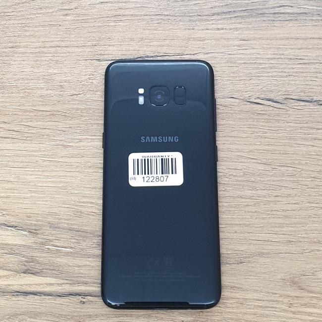 Używany Smartfon Samsung Galaxy S8 4GB/64GB Midnight Black Klasa C idealny do pracy zdalnej, do przeglądania internetu i do nauki