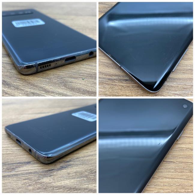 Tani Smartfon Samsung Galaxy S10 128 GB Dual Sim Czarny Klasa B idealny do pracy zdalnej, do pracy biurowej i do domu