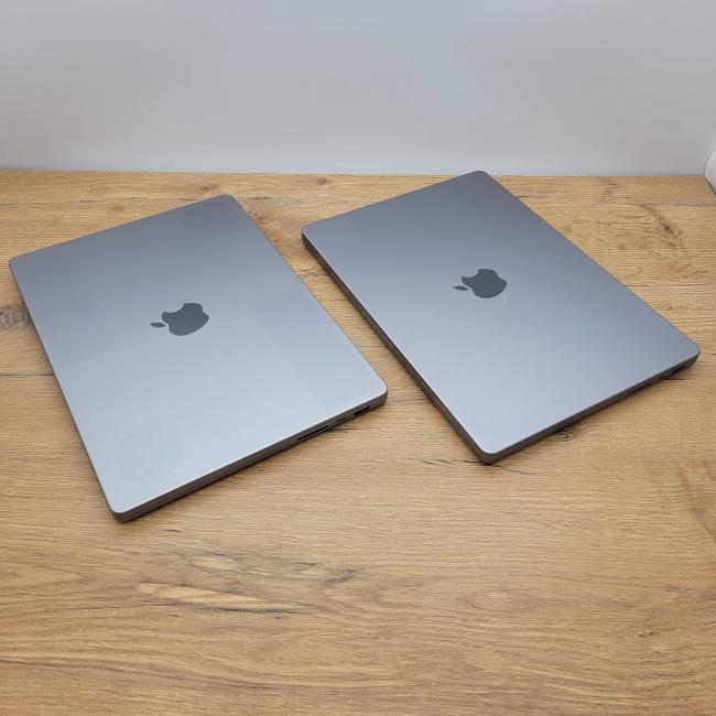 Tani Laptop Apple Macbook Pro A2442 2021 M1 PRO 16GB RAM 512GB SSD 14 cali  Space Gray Klasa B idealny do pracy zdalnej, do przeglądania internetu i do nauki