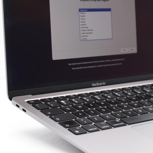 Tani Laptop Apple Macbook Air A2179 2020 Intel Core i5-1030NG7 8GB RAM 512GB SSD 13,3 cali Space Gray Klasa B idealny do pracy zdalnej, do pracy biurowej i do domu