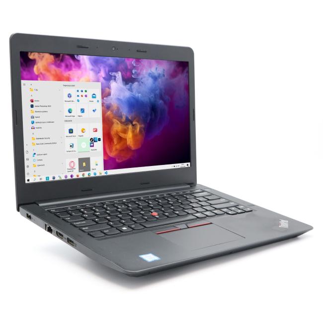 Poleasingowy Laptop Lenovo ThinkPad E470 Intel Core i5-7200U 8GB RAM 256GB SSD 14 cali Full HD Klasa B idealny do pracy zdalnej, do przeglądania internetu i do nauki