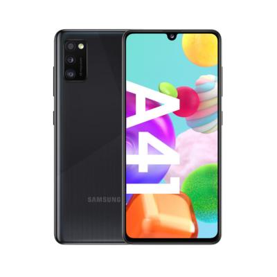 Poleasingowy Smartfon Samsung Galaxy A41 4GB/64GB SM-A415F/DSN Crush Black Klasa B idealny do pracy zdalnej, do przeglądania internetu i do nauki