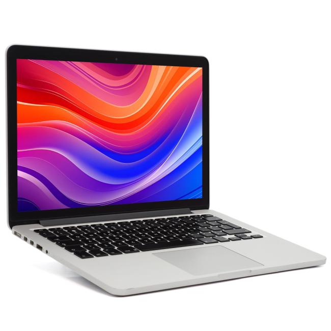Poleasingowy Laptop Apple MacBook Pro 2015 A1502 Intel Core i5-5257U 8GB RAM 256GB SSD 13,3 cali Silver Klasa B idealny do pracy zdalnej, do przeglądania internetu i do nauki