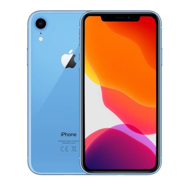 Poleasingowy Smartfon Apple iPhone XR 64GB Niebieski Klasa B idealny do pracy zdalnej, do przeglądania internetu i do nauki