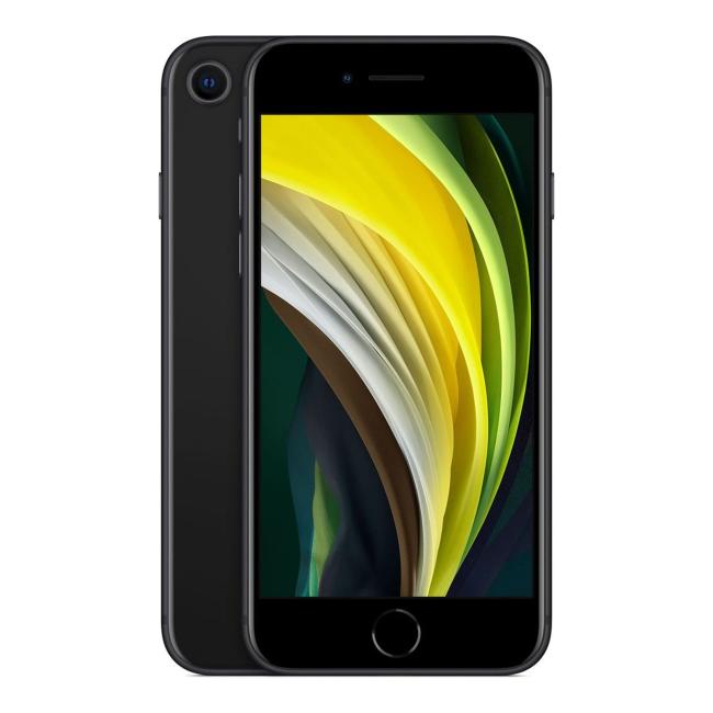 Poleasingowy Smartfon Apple iPhone SE 2020 128GB Czarny Klasa B idealny do pracy zdalnej, do przeglądania internetu i do nauki