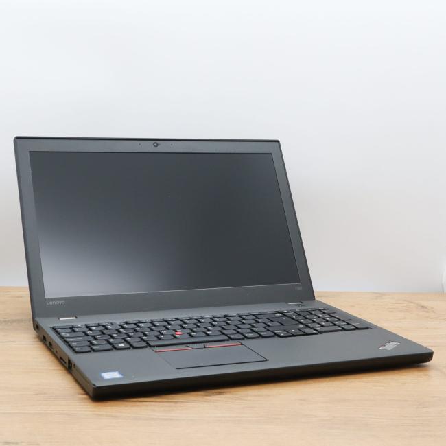 Tani Laptop Lenovo ThinkPad T560 Intel Core i5-6200U 8GB RAM 256GB SSD 15,6 cali Full HD Klasa B idealny do pracy zdalnej, do pracy biurowej i do domu