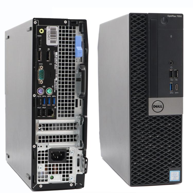 Poleasingowy Komputer Dell Optiplex 7050  Intel Core i5-7500 8GB RAM 256GB SDD + WiFi idealny do pracy zdalnej, do przeglądania internetu i do nauki
