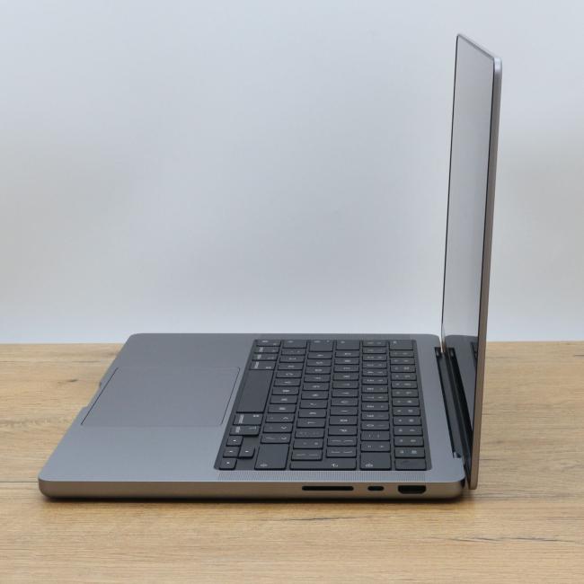 Poleasingowy Laptop Apple MacBook Pro A2442 2021 M1 Pro 32GB RAM 512GB SSD 14 cali Space Gray Klasa A idealny do pracy zdalnej, do przeglądania internetu i do nauki
