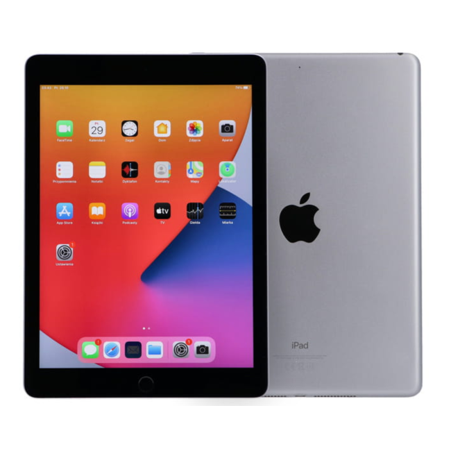 Poleasingowy Apple iPad 6 A1893 32GB 6gen gwiezdna szarość 9,7 cali Klasa A idealny do pracy zdalnej, do przeglądania internetu i do nauki