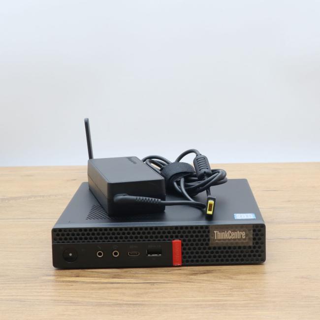 Używany Komputer Tiny Lenovo M920x Intel Core i3-8100 8GB RAM 256GB NVMe Windows 11 Pro idealny do pracy zdalnej, do przeglądania internetu i do nauki