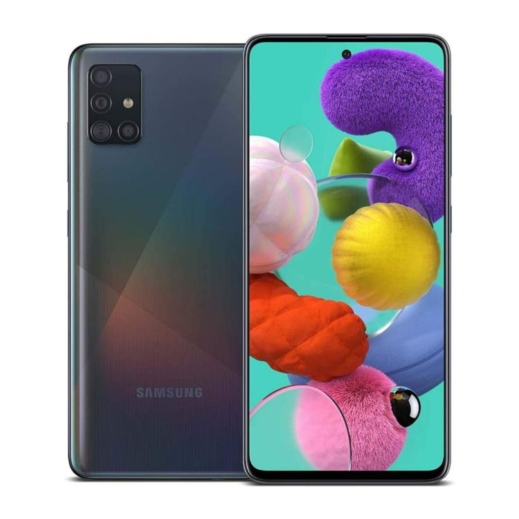 Poleasingowy Smartfon Samsung Galaxy A51 4GB/128GB SM-A515 Czarny Klasa B idealny do pracy zdalnej, do przeglądania internetu i do nauki