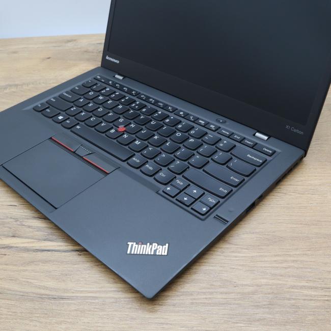 Poleasingowy Laptop Lenovo Thinkpad X1 Carbon 3rd Gen Intel Core i7-5600U 8GB RAM 256GB SSD 14 cali Full HD Klasa B idealny do pracy zdalnej, do pracy biurowej i do domu