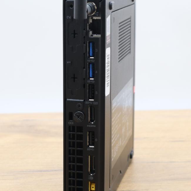 Używany Komputer Tiny Lenovo M920x Intel Core i3-8100 8GB RAM 256GB NVMe Windows 11 Pro idealny do pracy zdalnej, do pracy biurowej i do domu