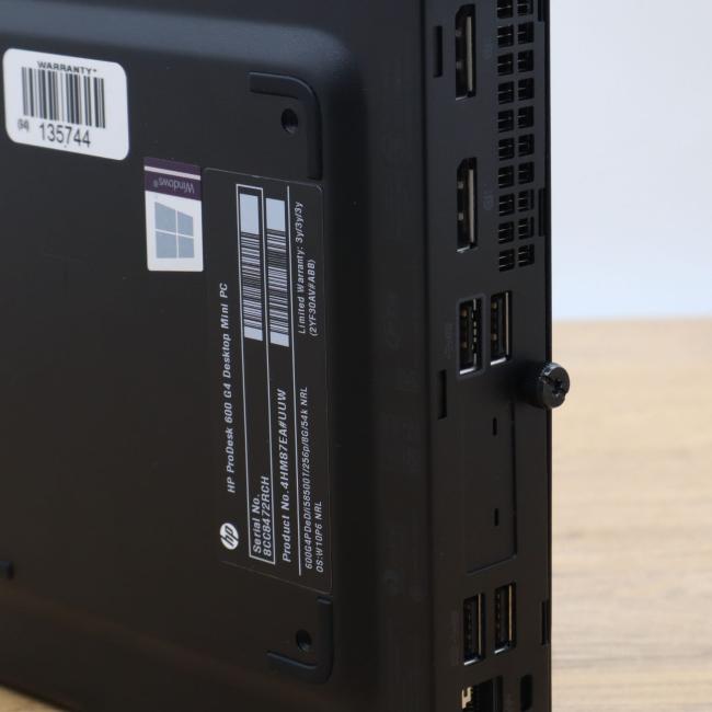 Używany Komputer HP PRODESK 600 G4 Intel Core i5-8500T 16GB RAM 512GB NVMe MINI idealny do pracy zdalnej, do pracy biurowej i do domu