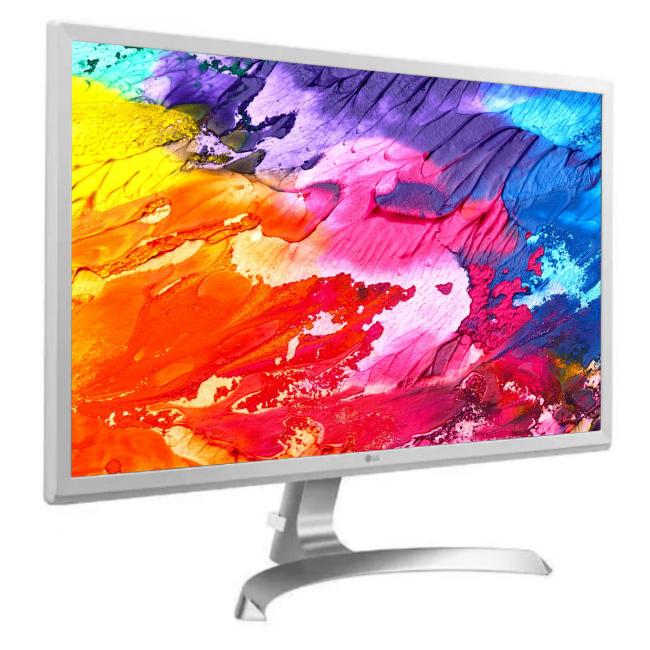 Poleasingowy Monitor LG 27UD59-W 4K IPS LED UltraHD Klasa A idealny do pracy zdalnej, do przeglądania internetu i do nauki