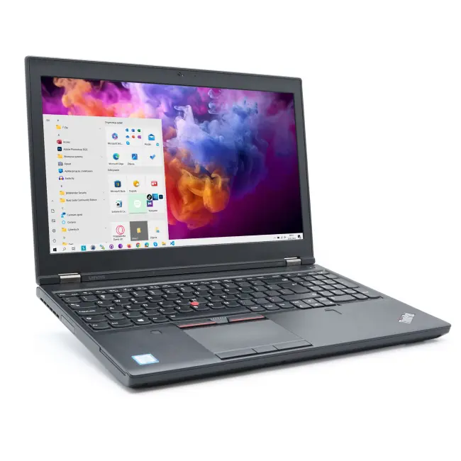 Poleasingowy Laptop Lenovo ThinkPad P50 Intel Core i7-6820HQ 16GB 256GB SSD 15,6 cali NVIDIA Full HD Klasa A idealny do pracy zdalnej, do przeglądania internetu i do nauki